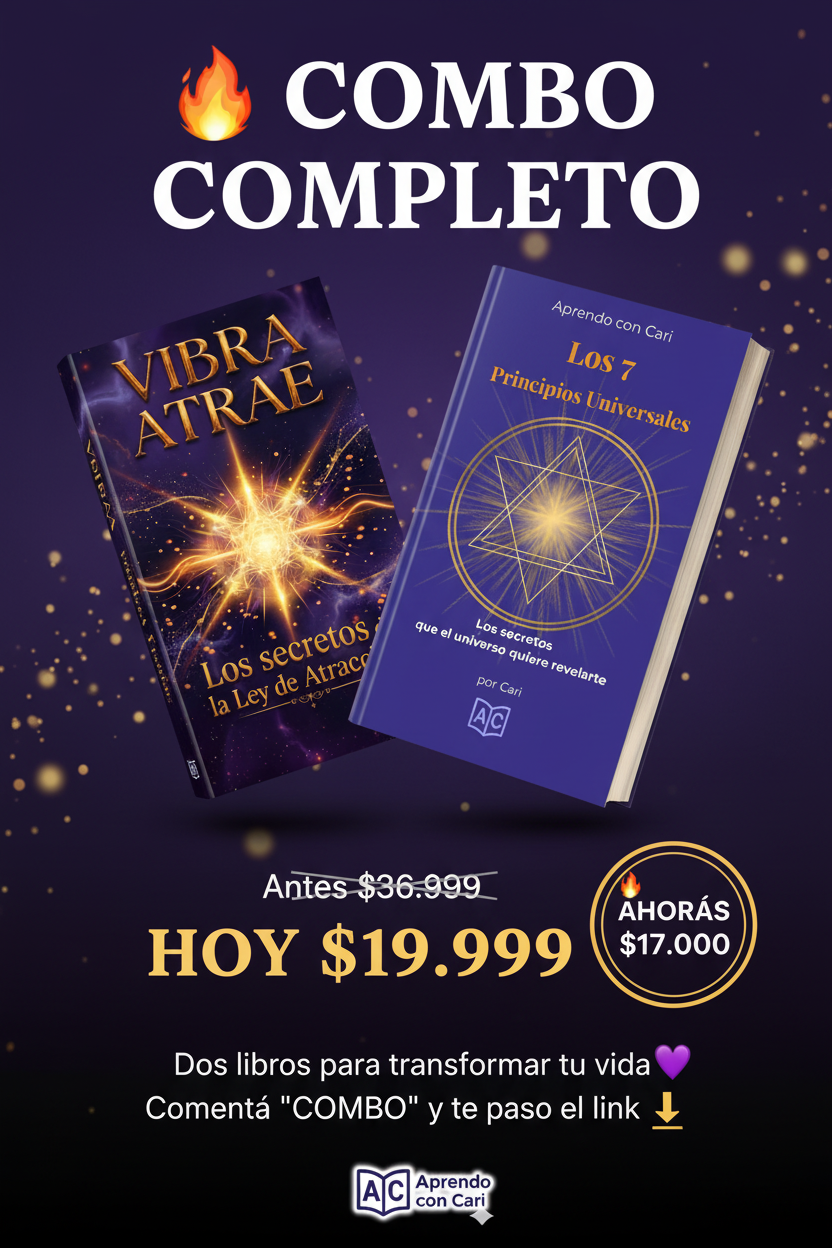 COMBO eBook VIBRA ATRAE + Los 7 Principios Universales
